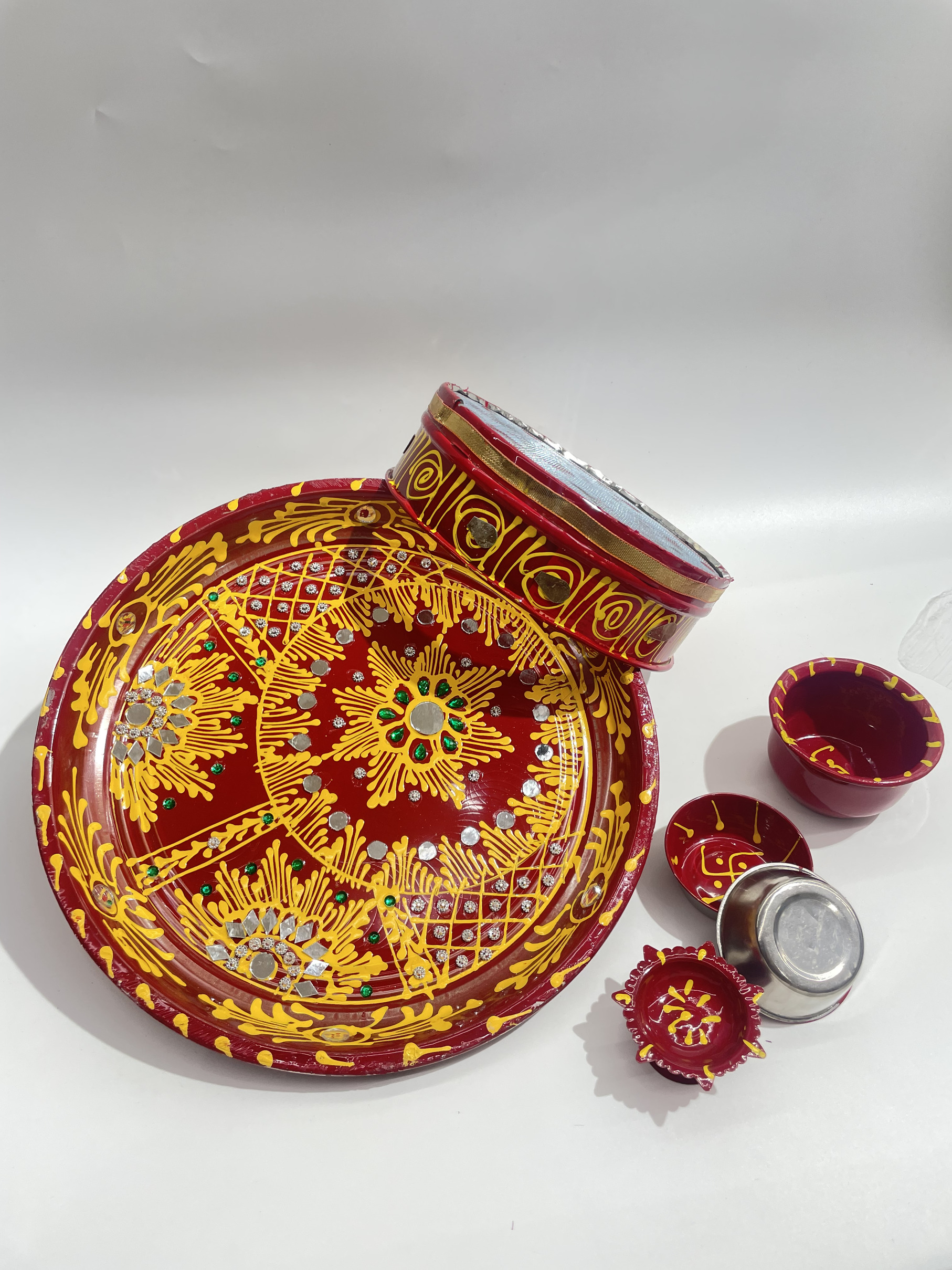 Maheshwari Fancy Store - Karvachauth Pooja Thali Set